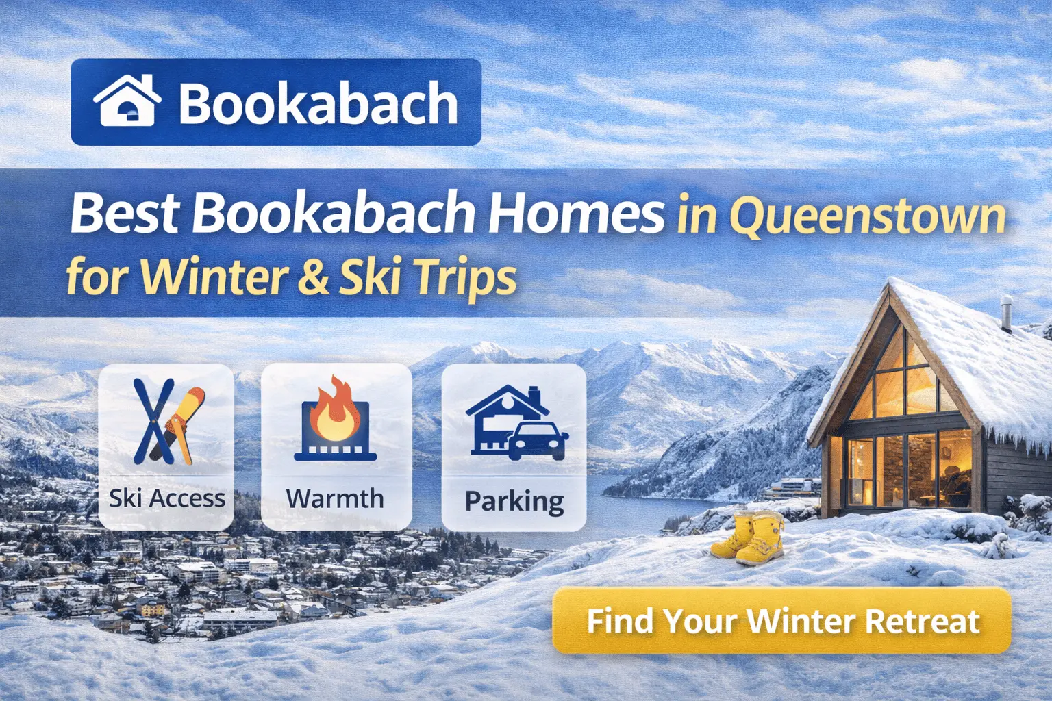 Best Bookabach Homes in Queenstown for Winter & Ski Trips